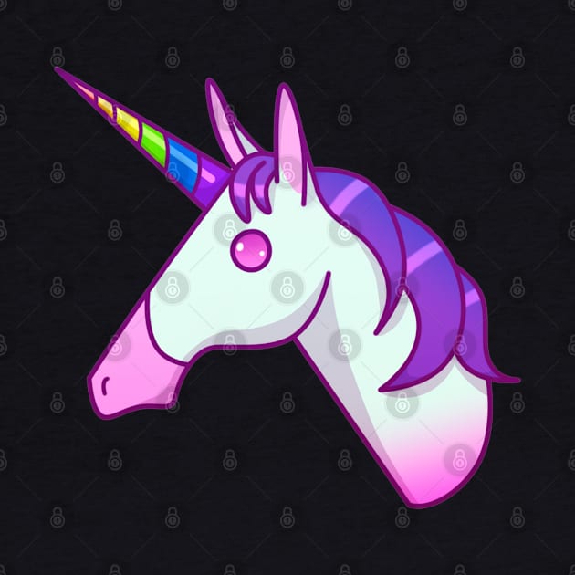 Unicorn emoji by 2dsandy